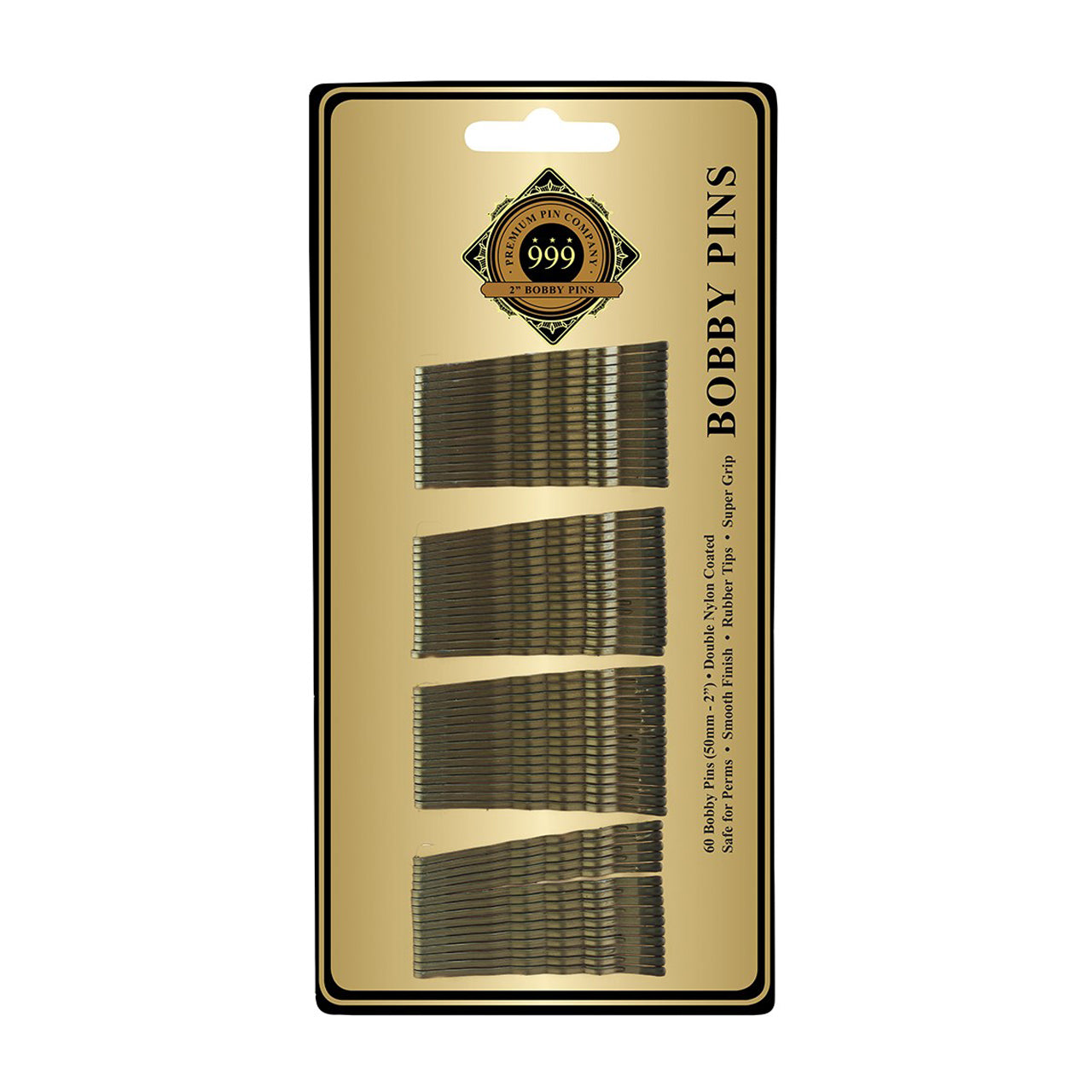 Close-up of 555 SMALL BOBBY PIN 1.5'' BRONZE