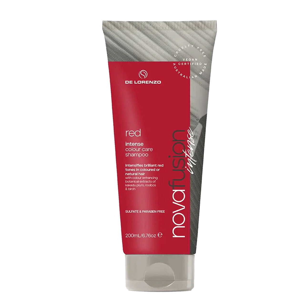 De Lorenzo Novafusion Intense Red Shampoo 200ML