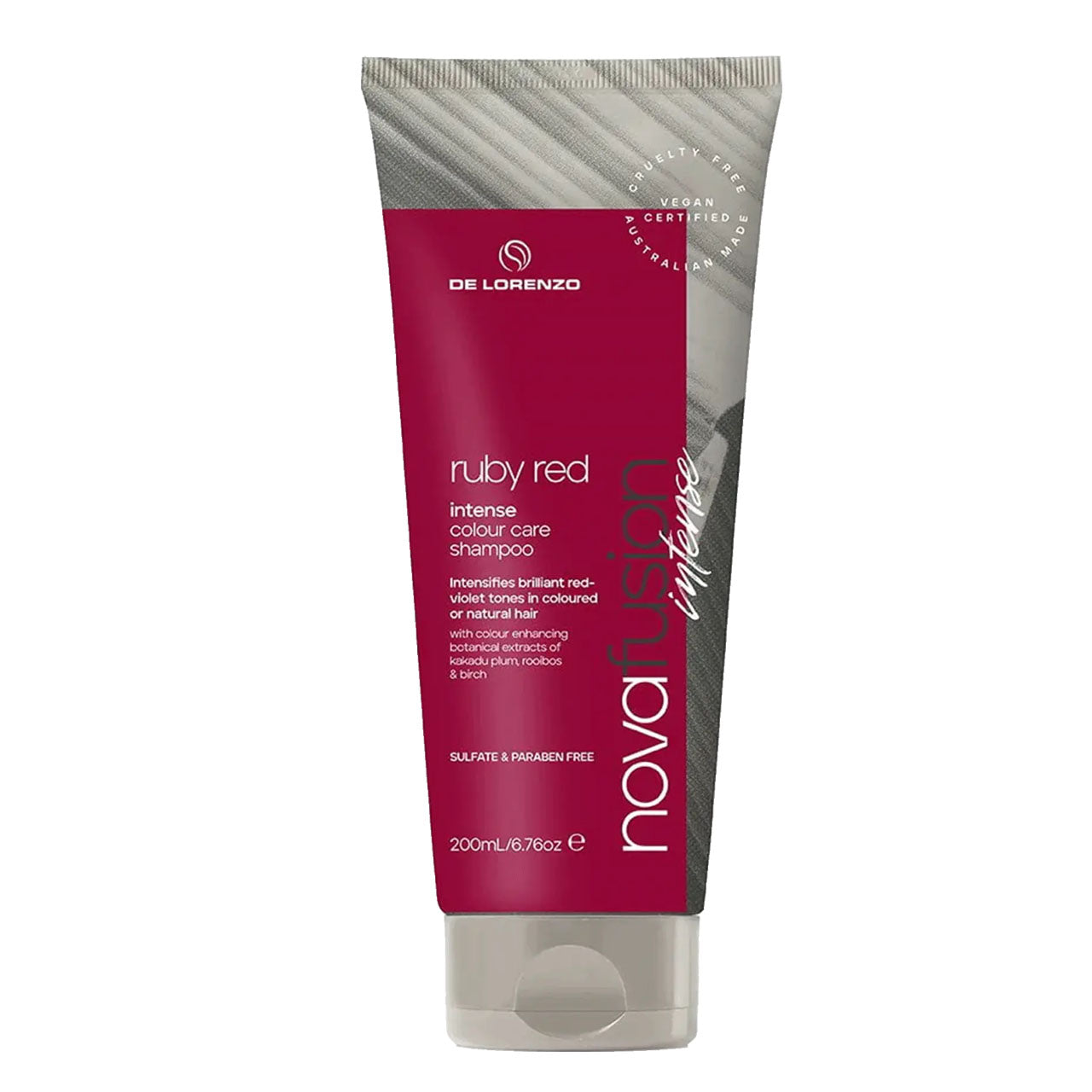 De Lorenzo Novafusion Intense Ruby Red Shampoo 200ML