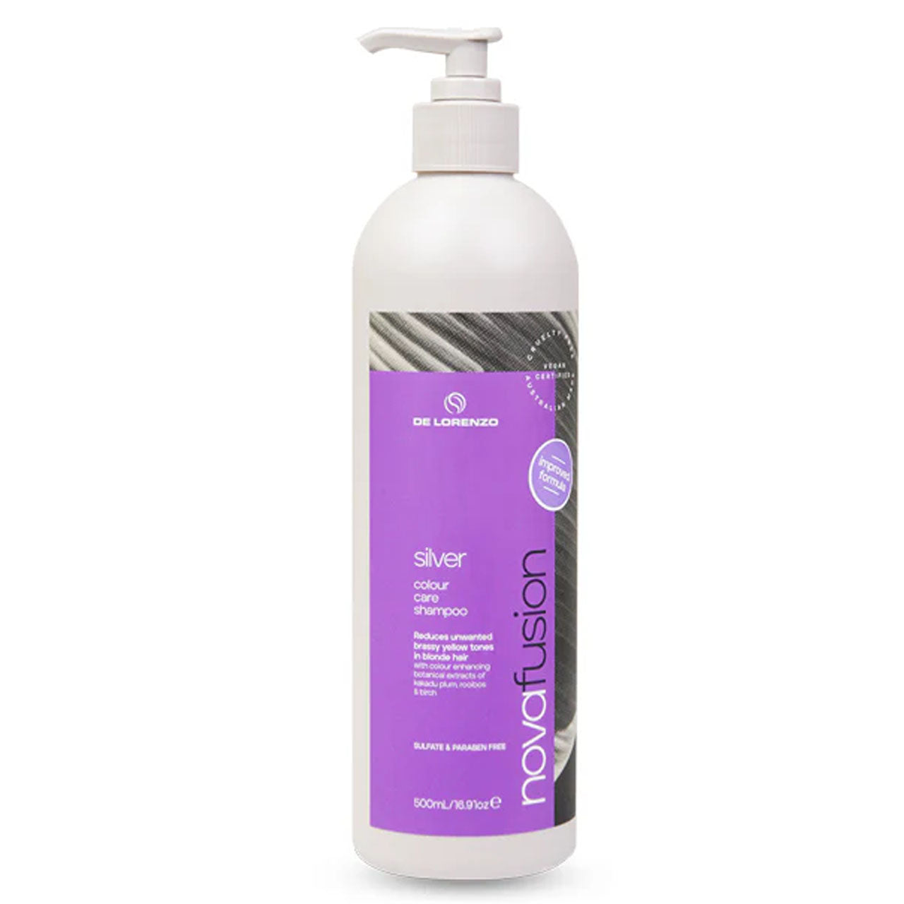 De Lorenzo Novafusion Silver Shampoo 500ML