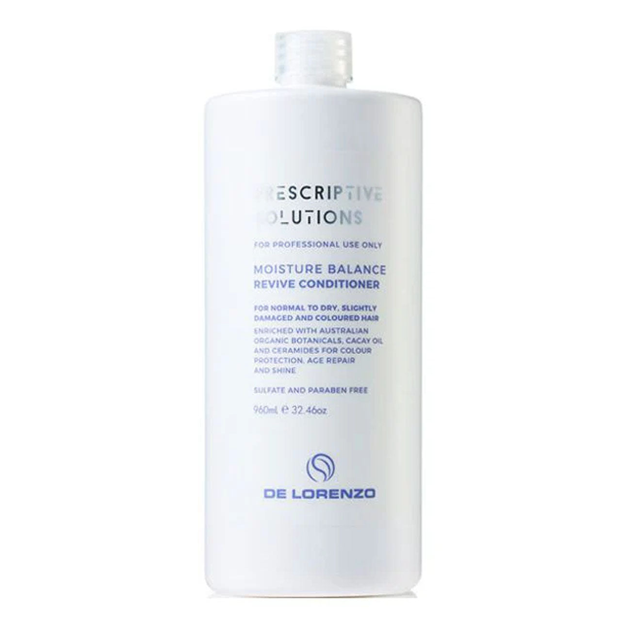 De Lorenzo Prescriptive Solution Moisture Balance Revive Conditioner 960ML
