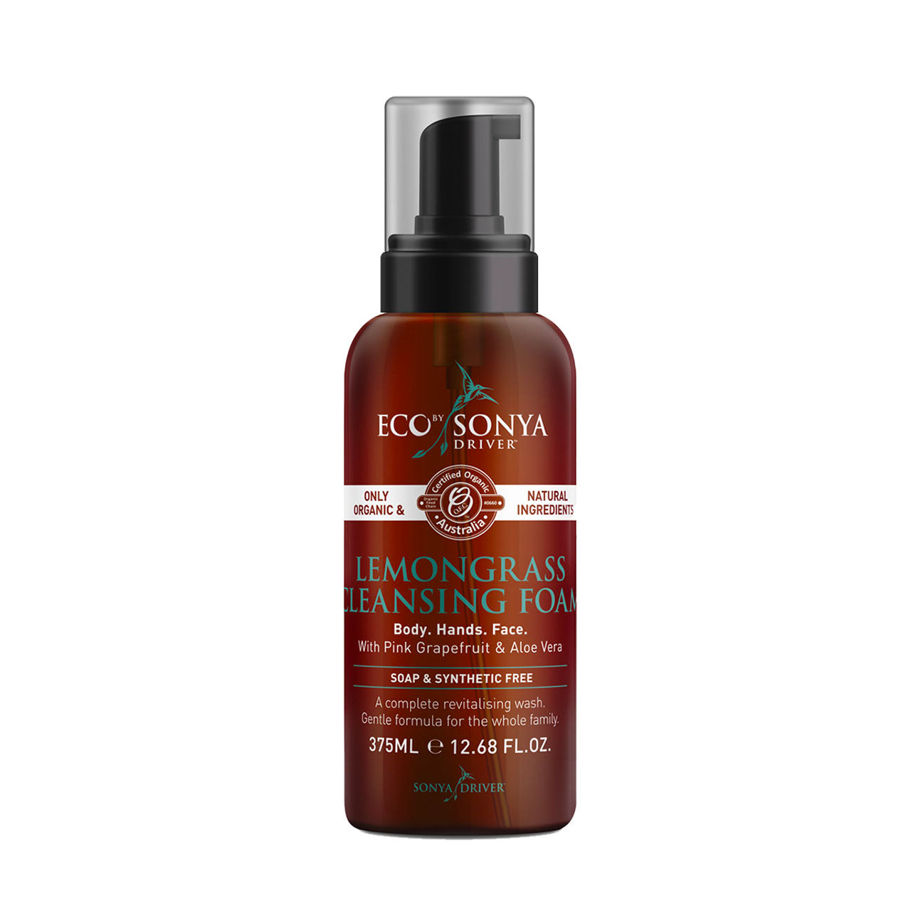 Eco by Sonya Organic Lemongrass Cleansing Foam 375ML
