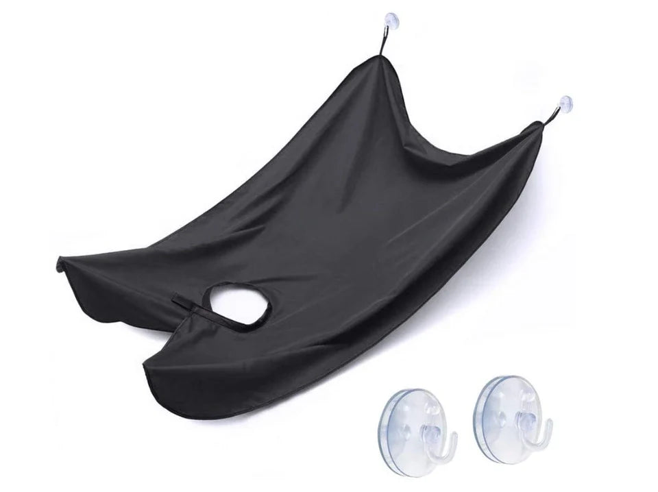 Black Facial Hairdressing Beard Shaving Apron Cape