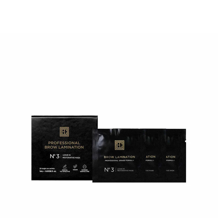 Brow Code Professional Lamination No 3 Leave In 20 Single Use Sachets