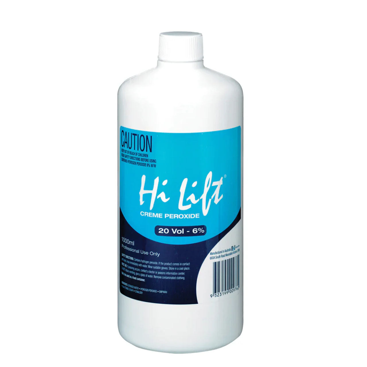 Hi Lift Peroxide 20Vol 6% 1000ML