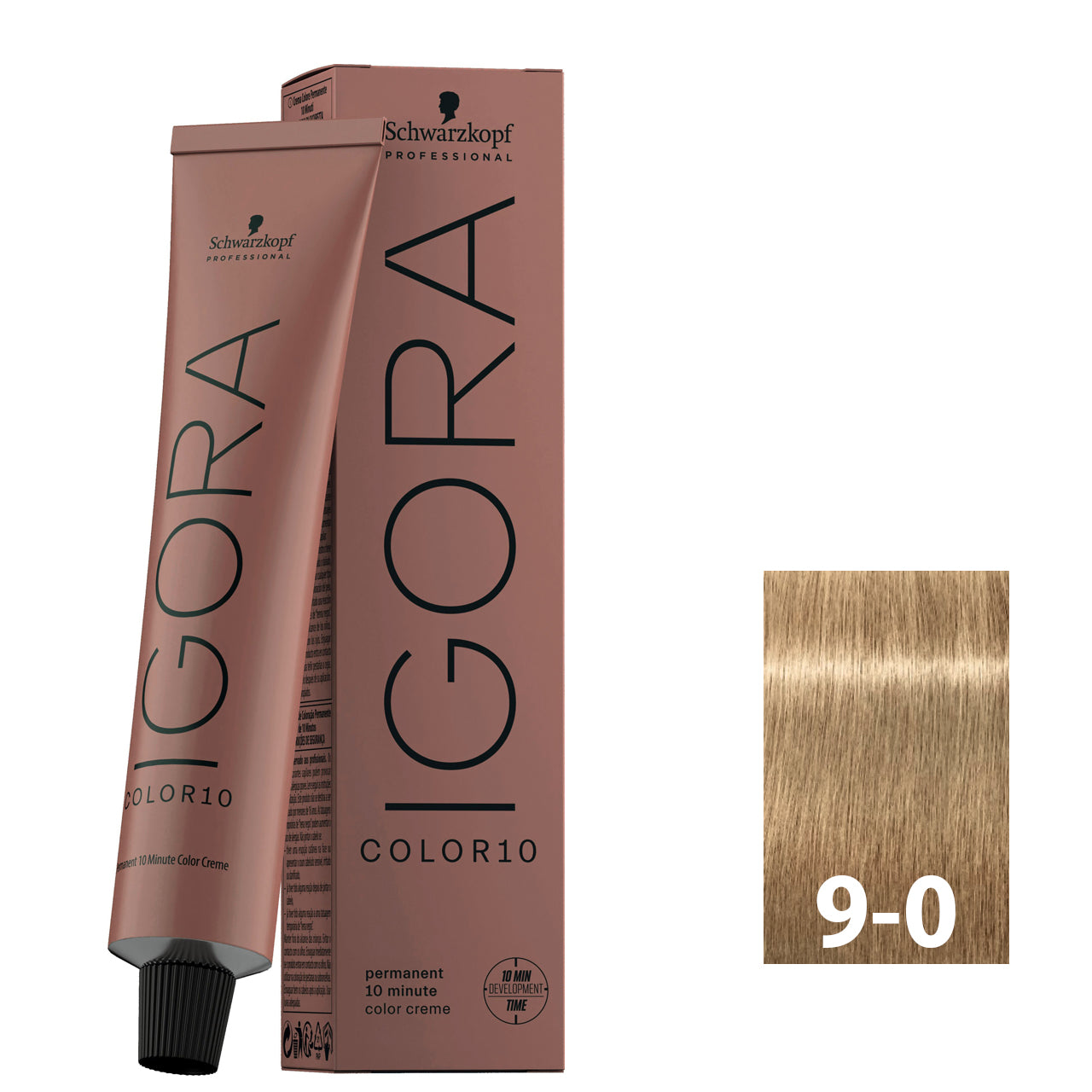 Light blonde hair after using SCHWARZKOPF IGORA COLOR10 9-0