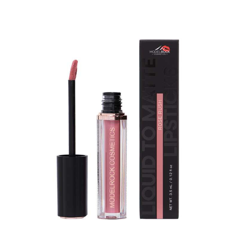 Modelrock Liquid To Matte Long Wear Lipstick Rose Rush 3.5ML