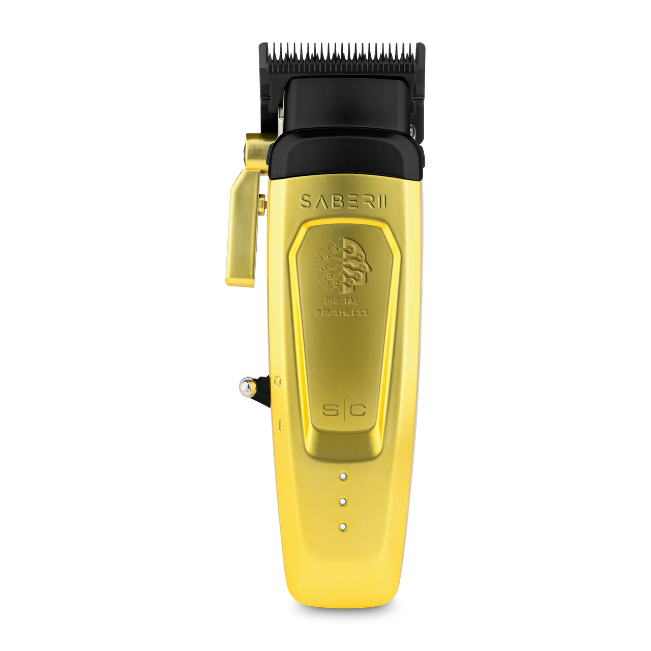 Style Craft by Silver Bullet Saber 2.0 Professional Metal Clipper with Digital Brushless EON Motor Gold
