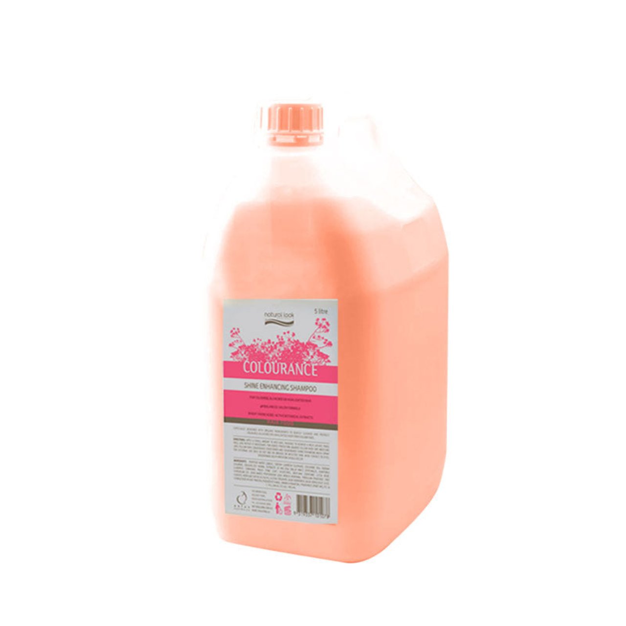 NATURAL LOOK COLOURANCE SHINE ENHANCING SHAMPOO 5L bottle front view