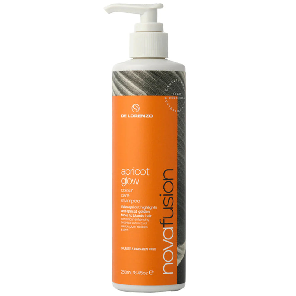 De Lorenzo Novafusion Apricot Glow Shampoo 250ML