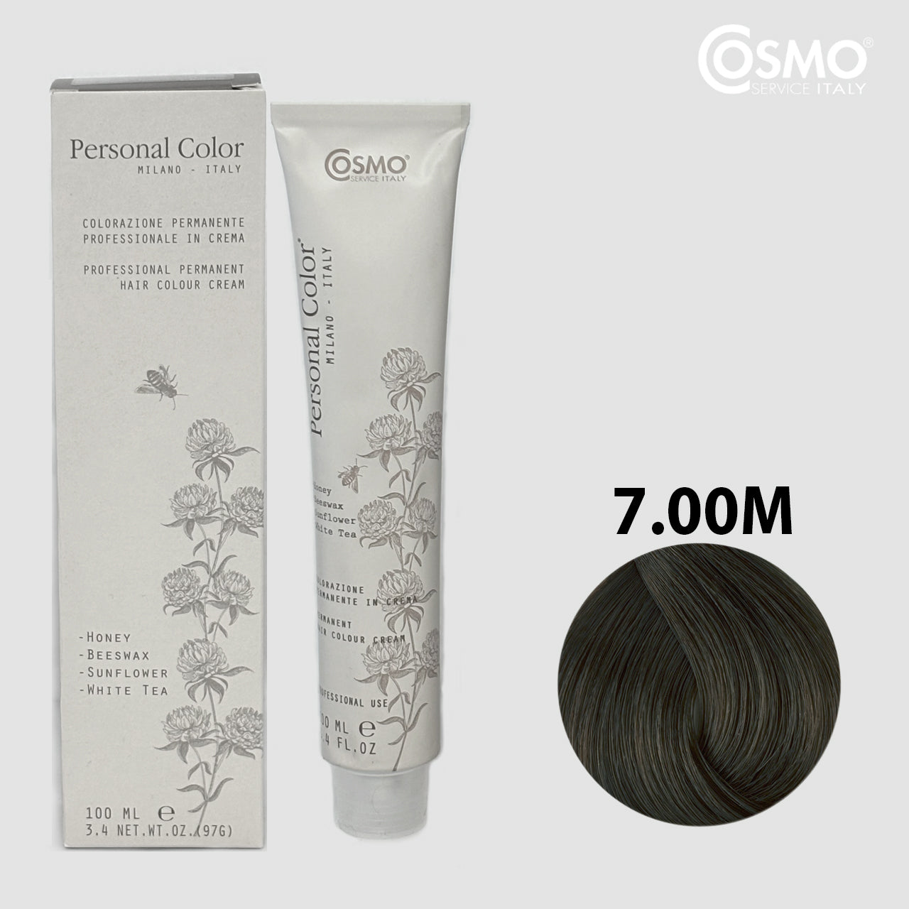 PERSONAL COLOR 7.00M - BLOND MAT Hair Dye 100ml bottle front view