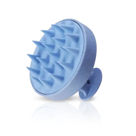 Scalp Shampoo Silicone Brush Blue
