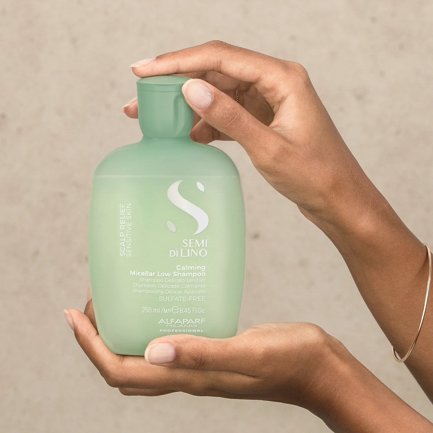 Alfaparf Milano Semi Di Lino Scalp Relief Calming Micellar Low Shampoo For Sensitive Skin 250ML