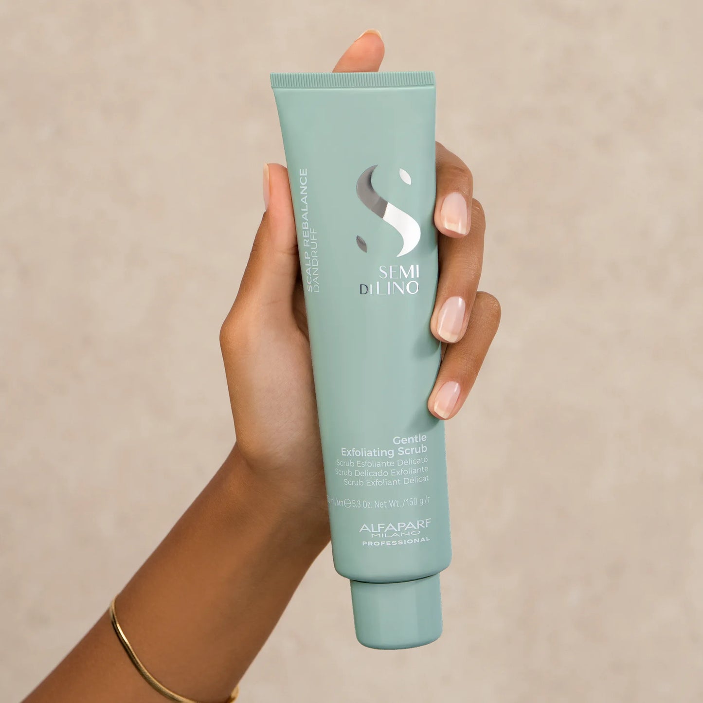 Alfaparf Milano Semi Di Lino Scalp Rebalance Gentle Exfoliating Scrub For Dry & Oily Dandruff 150ML