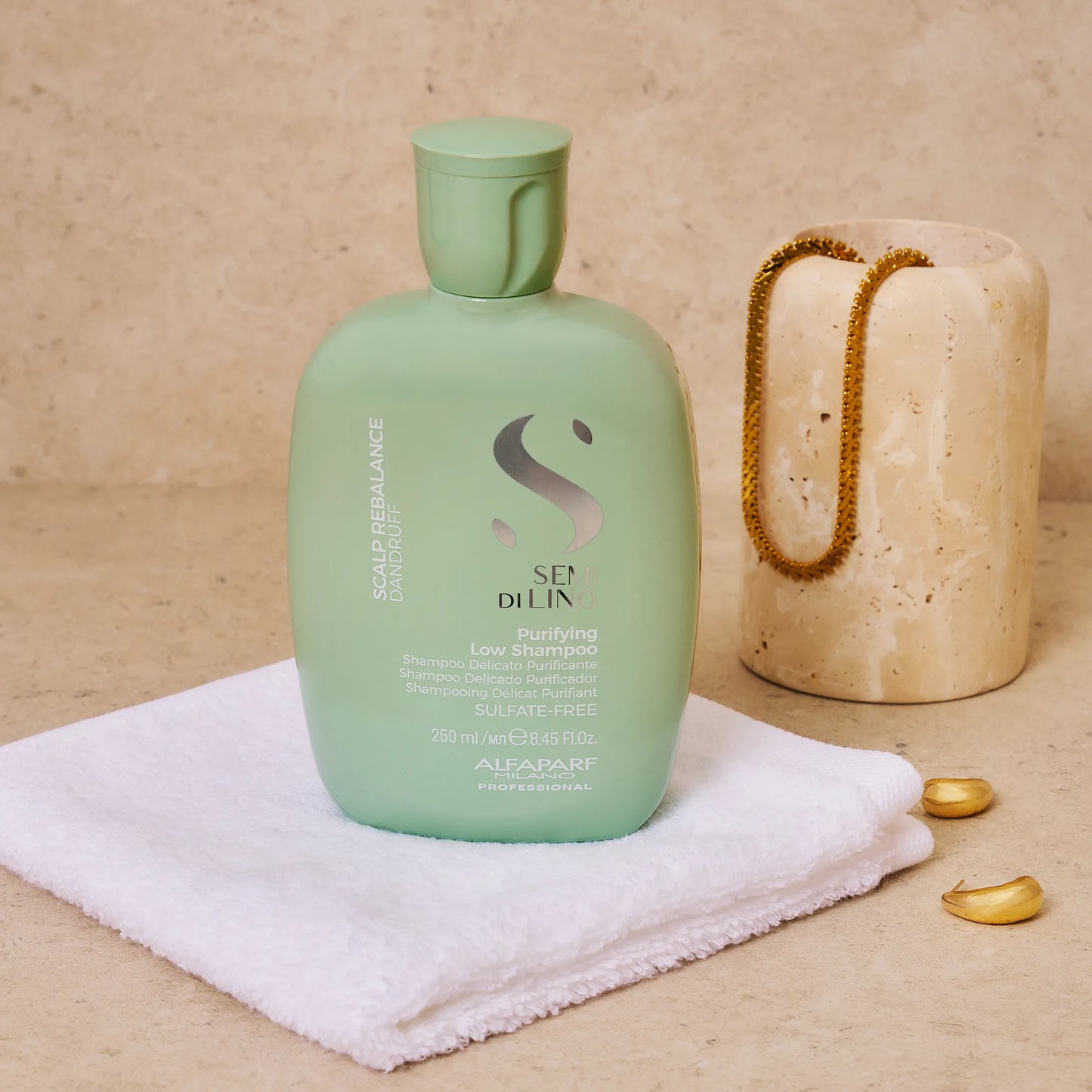 Alfaparf Milano Semi Di Lino Scalp Rebalance Purifying Low Shampoo For Dry & Oily Dandruff 250ML