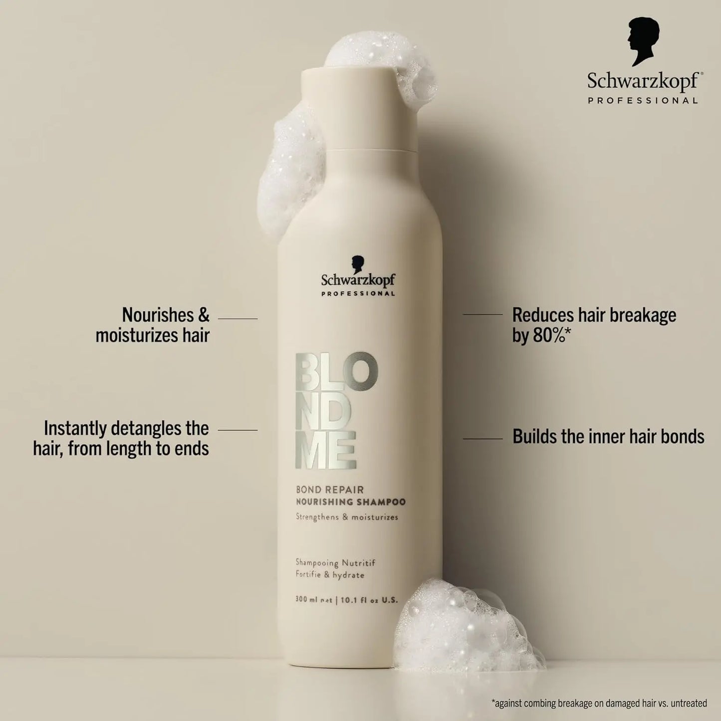 Schwarzkopf Blondme Bond Repair Nourishing Shampoo 300ml