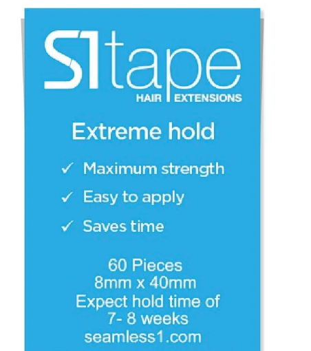 S1 Pre Cut Extreme Hold 60Pcs 8mmX40mm