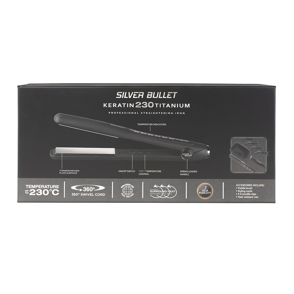 Silver Bullet Keratin 230 Titanium Straightener