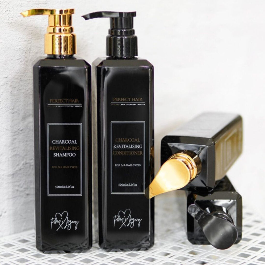 Smooth and revitalised hair after using PERFECT HAIR CHARCOAL REVITALISING SHAMPOO