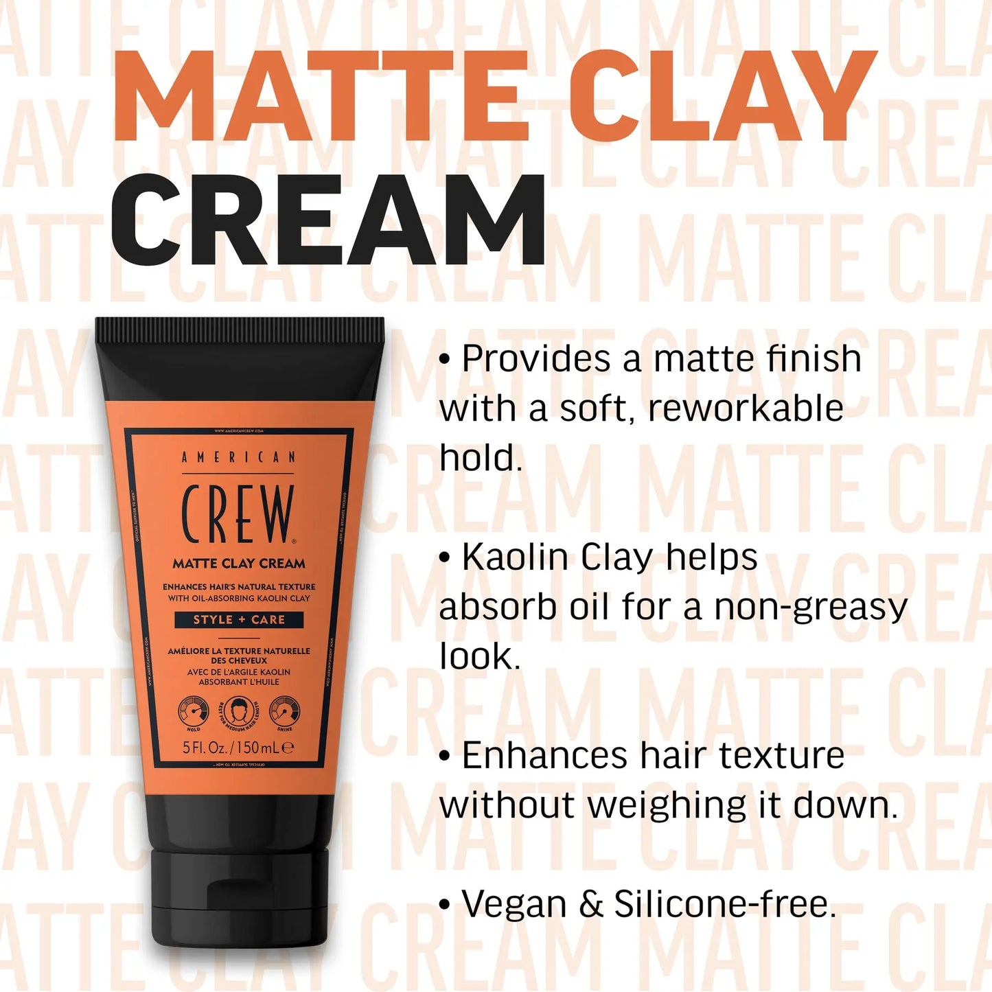 American Crew Matte Clay Cream Style Plus Care 150ml