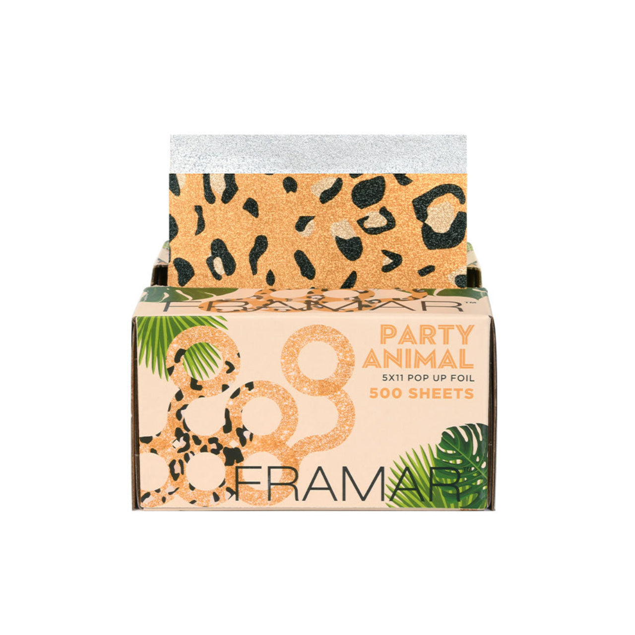 Professional hairstylist using Framar Party Animal Pop Up Foils for hair highlighting technique in salon