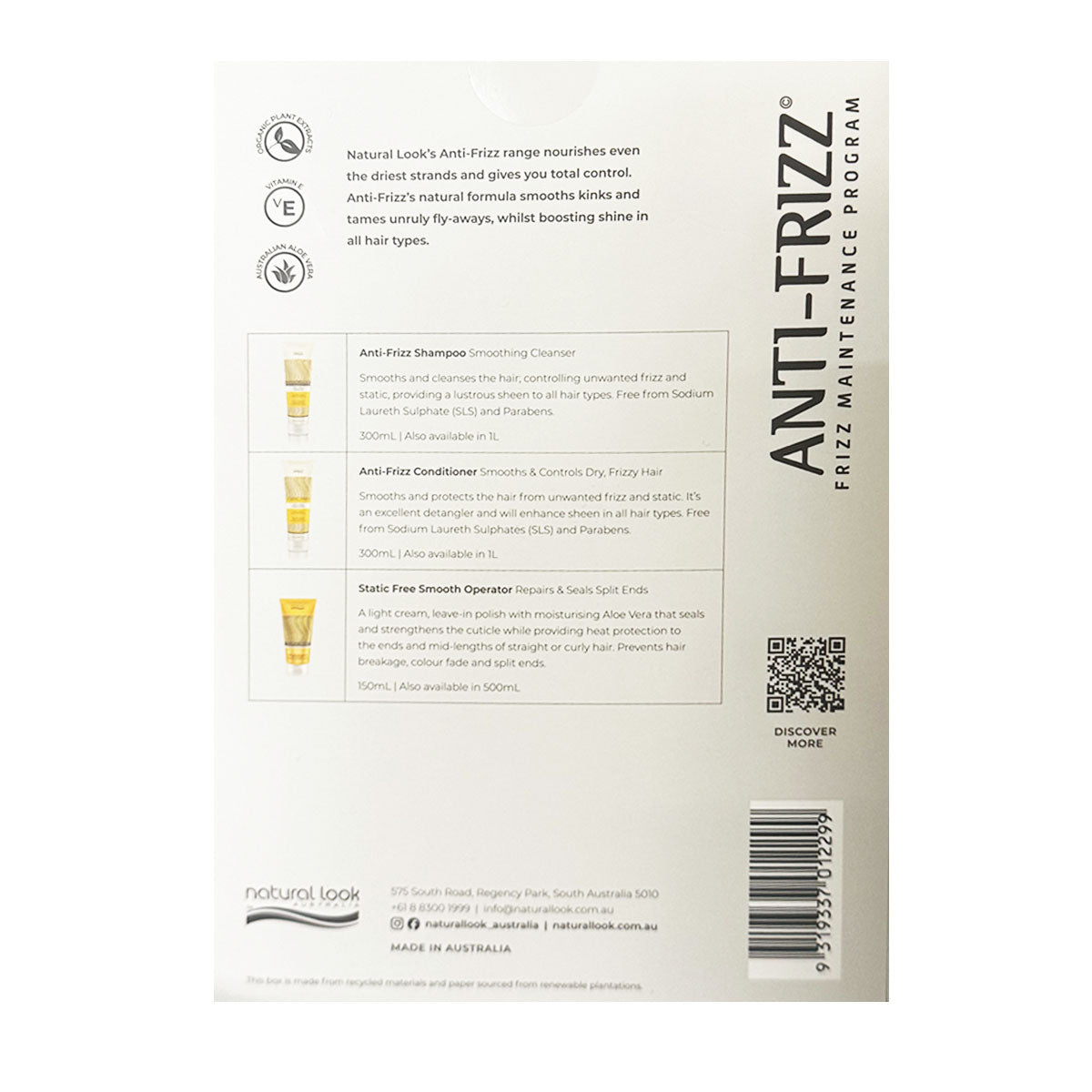 Natural Look Anti-Frizz Smoothing Gift Pack