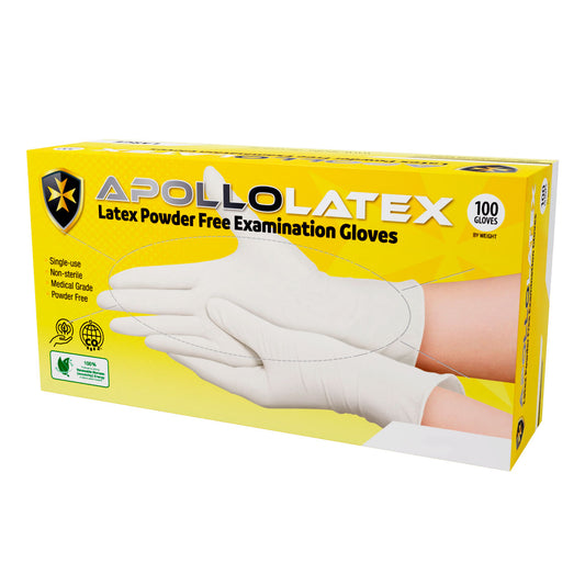 *Apollo Latex Powder Free Gloves Large