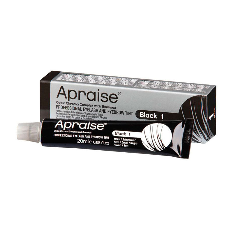 Apraise Professional Eyelash & Eyebrow Tint 20ml - Black 1