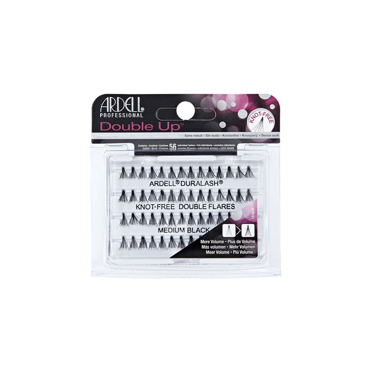 Ardell Double Up Knot Free Tapered Medium Black