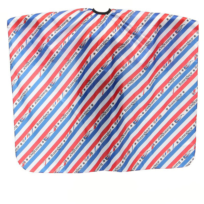 Barber Shop Printed Hairdressing Cape - Waterproof Apron