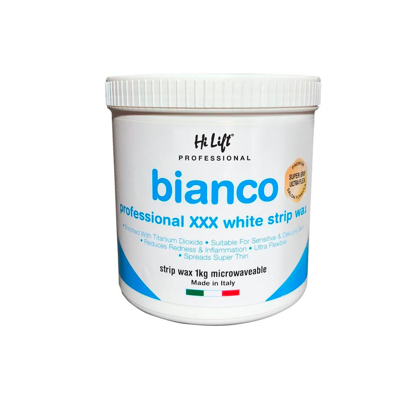 Hilift Bianco White XXX Strip Wax - 1kg Microwaveable