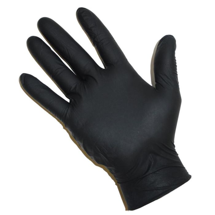 Apollo Black Nitrile Small Gloves 100Pcs