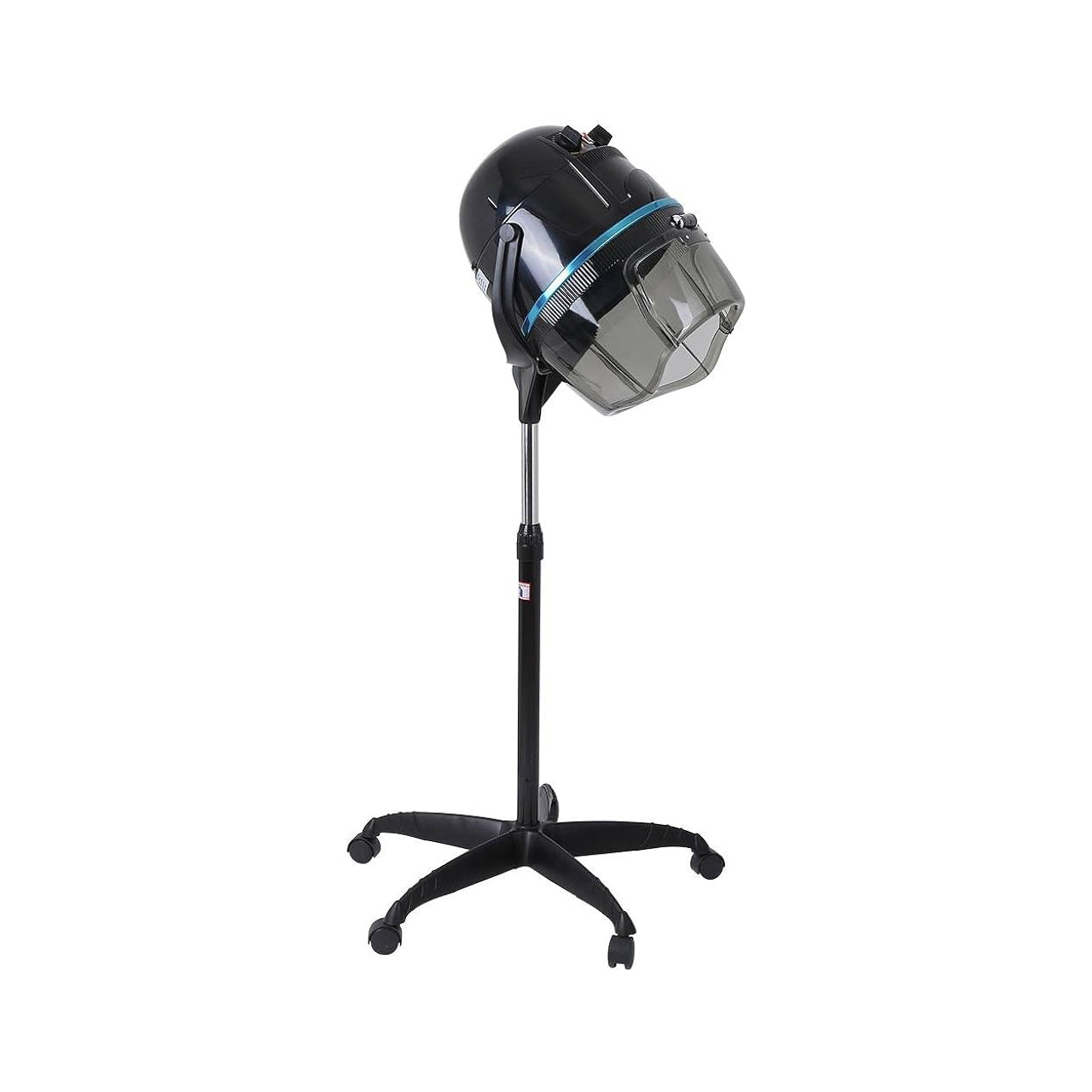 Portable Hair Dryer On Stand Black