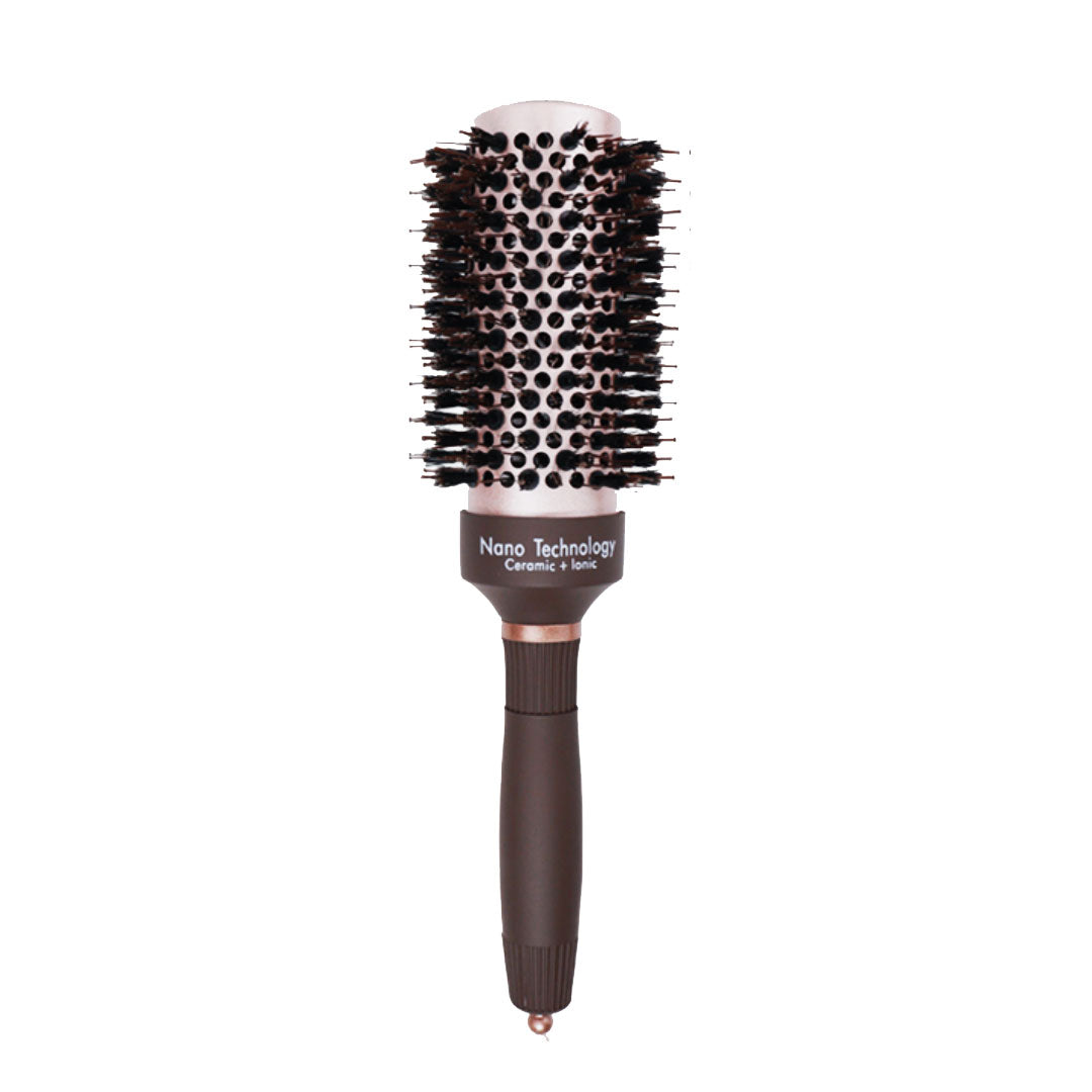 Ceramic And Ionic Boar Bristles Anti Static Round Brush 45mm