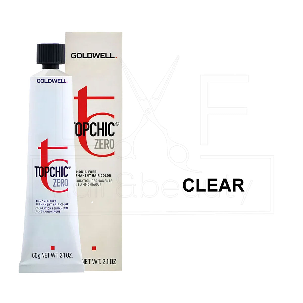 Topchic Zero Ammonia-Free Permanent Hair Color Clear 60ML