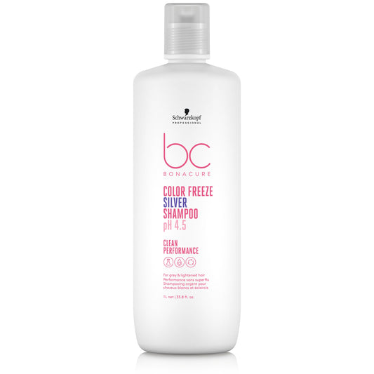 Schwarzkopf BC Bonacure Clean Performance PH 4.5 Color Freeze Silver Shampoo 1L