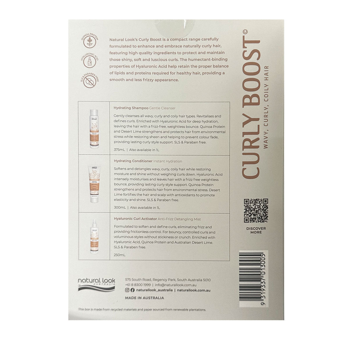 Natural Look Curly Boost Curl Defining Gift Pack