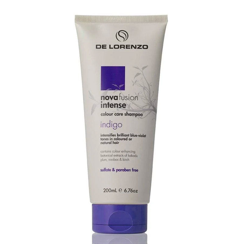 De Lorenzo Nova Fusion Intense Colour Care Shampoo 200ml - Indigo
