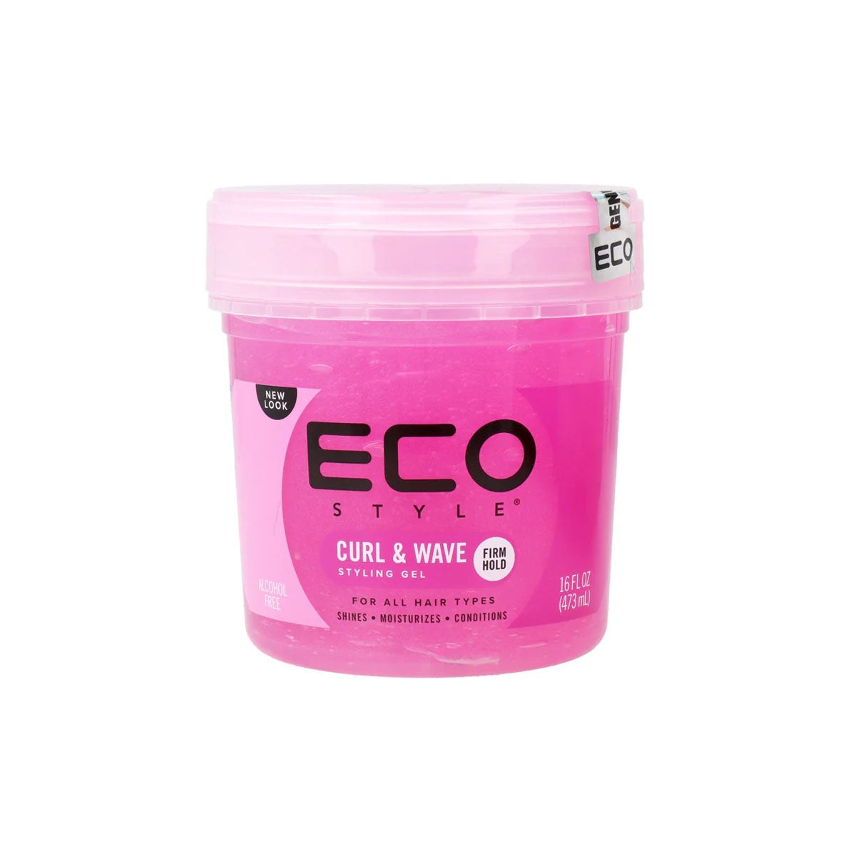 Eco Style Curl And Wave Styling Gel Pink 473ML