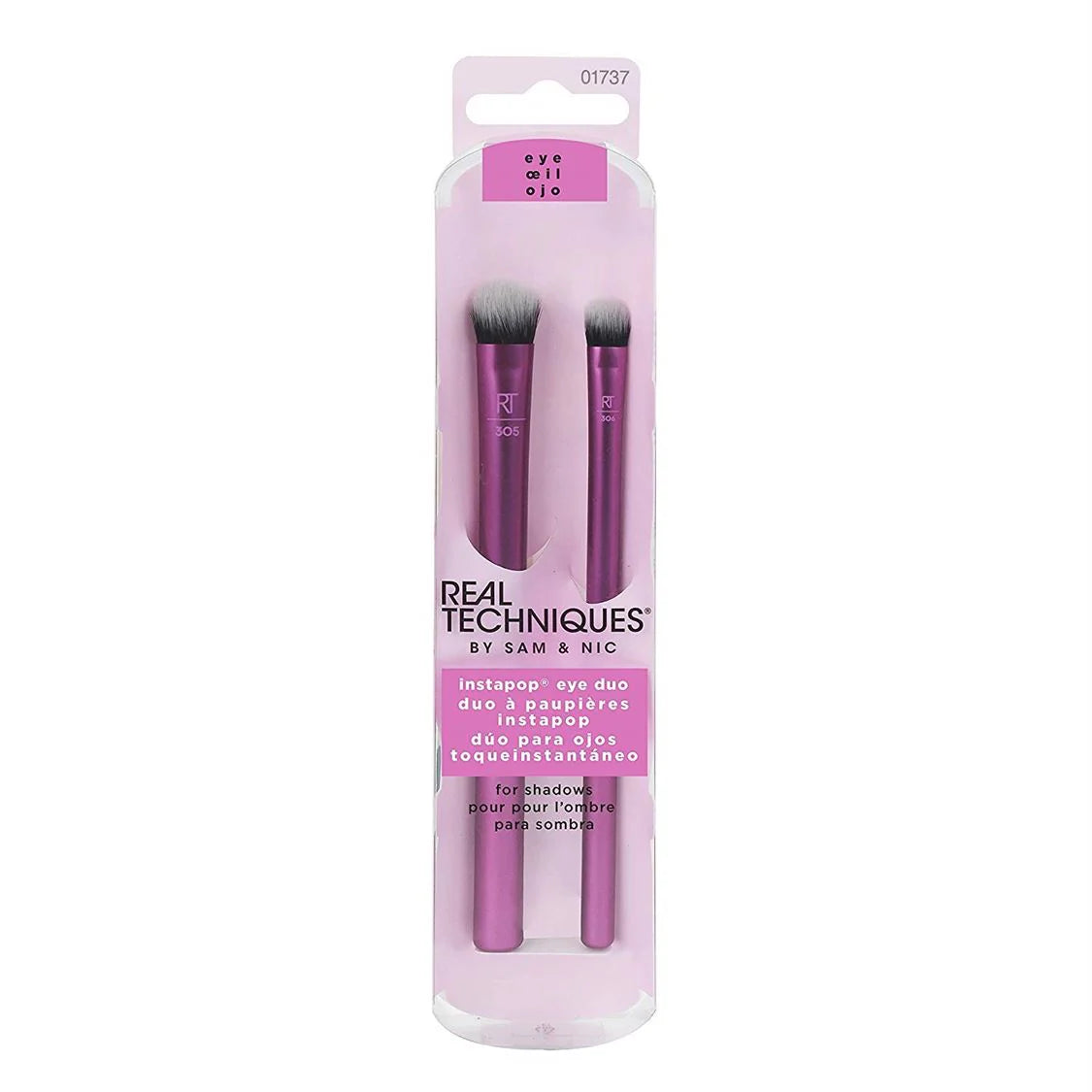 Real Techniques Insta Pop Eye Brush Duo For Shadow