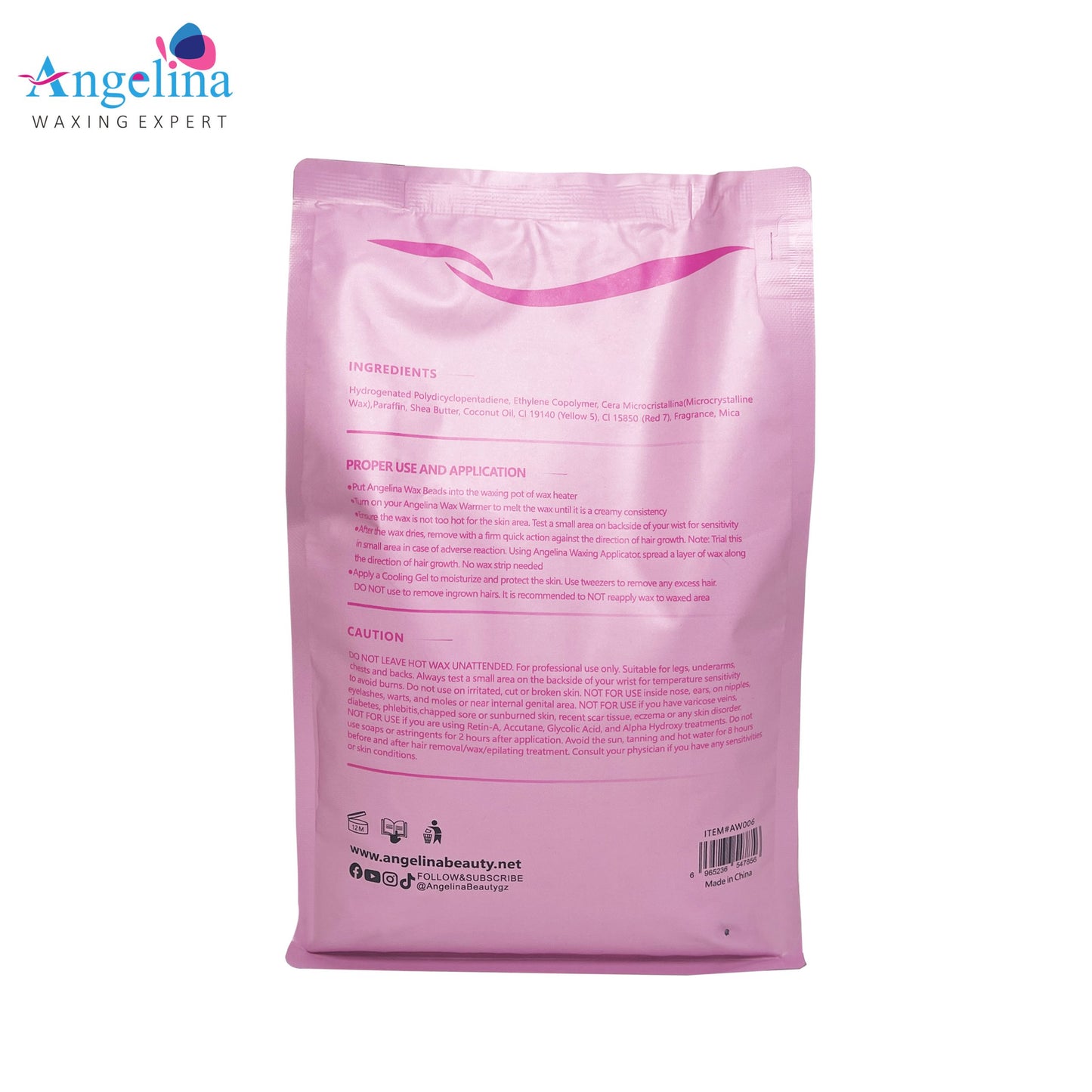Angelina Synthetic Film Hard Beads Wax Rosette 1000G