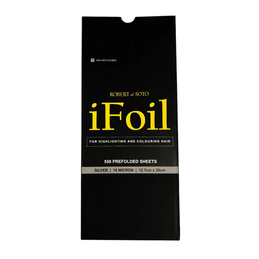 Robert de Soto Silver Aluminium iFoil (Foil) 550 Prefolded Sheets -12.7cm x 28cm