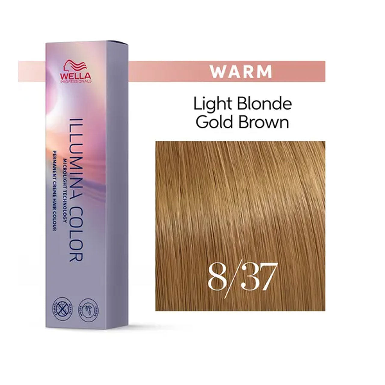 Wella Illumina Color 8/37 Light Gold Brown Blonde 60ML