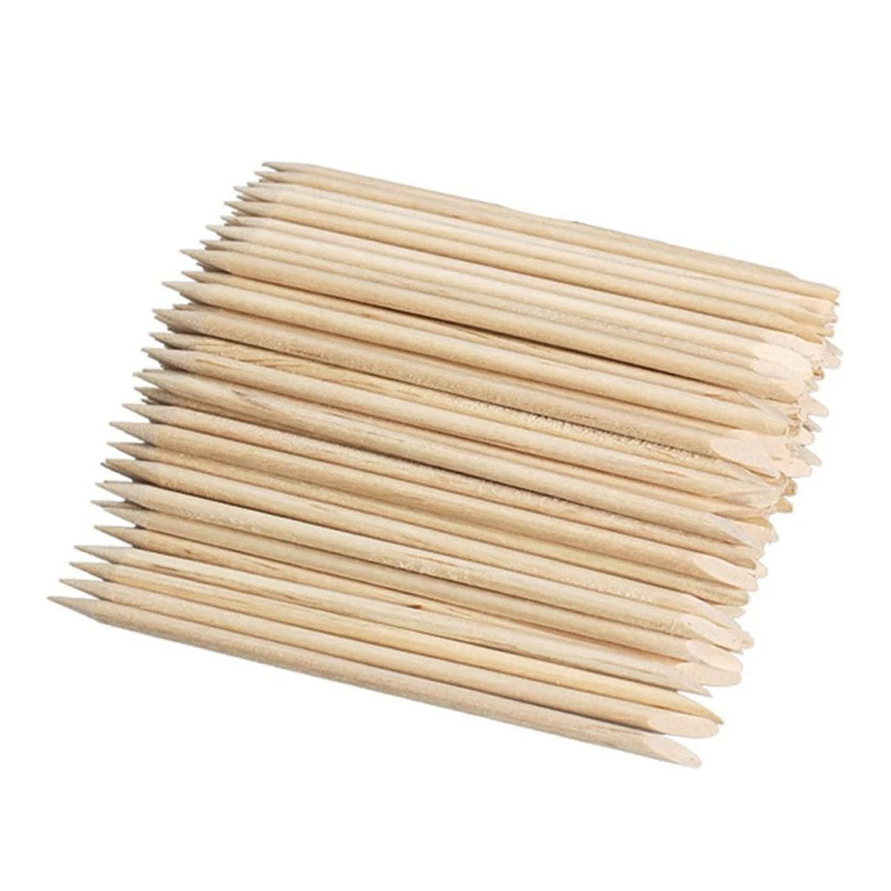 Orange Sticks Cuticle Pusher Remover Nail Art Manicure Pedicure Tool 100Pcs
