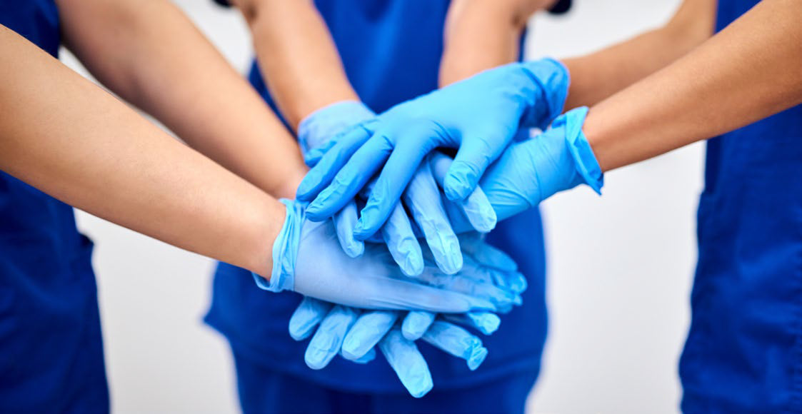 Apollo Blue Nitrile Large Gloves