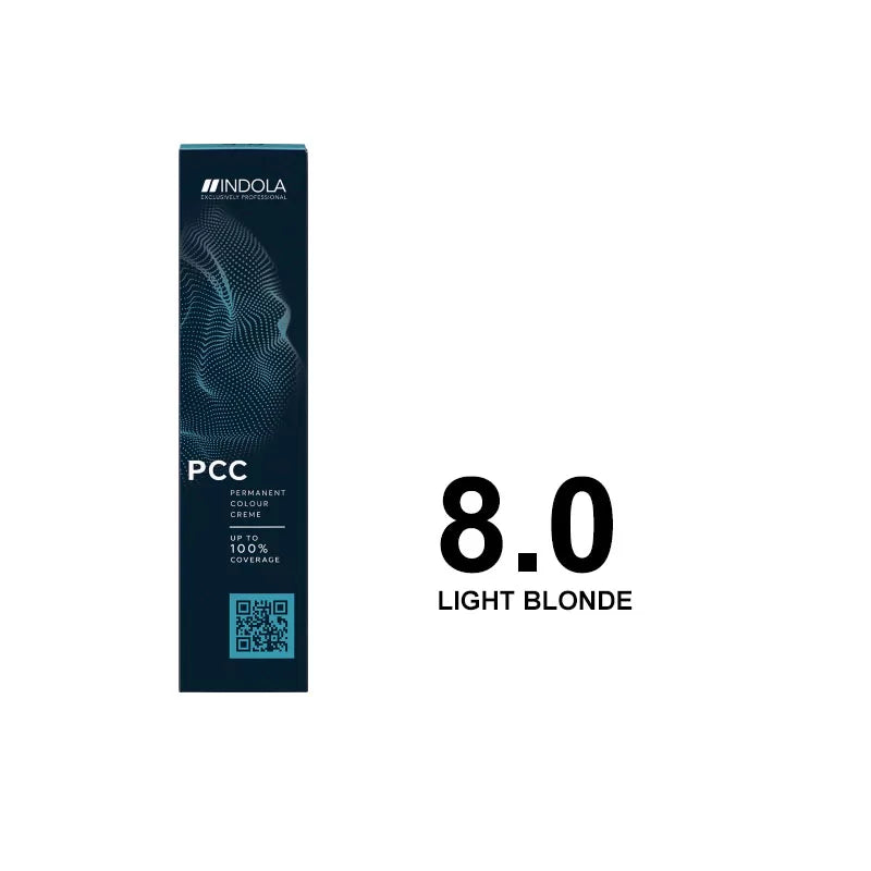 Indola Permanent Caring Color 8.0 Light Blonde Natural 60ml
