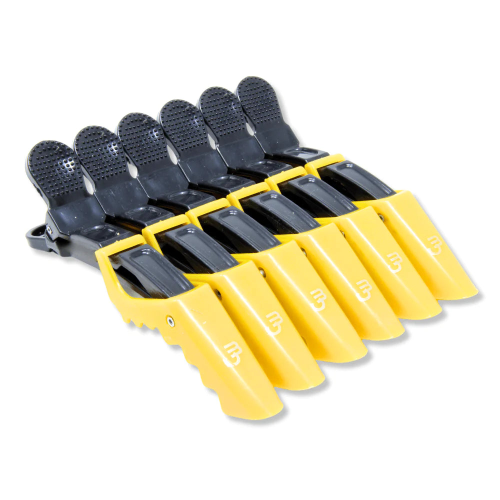 Crocodile Clips Assorted Coloured 6Pcs