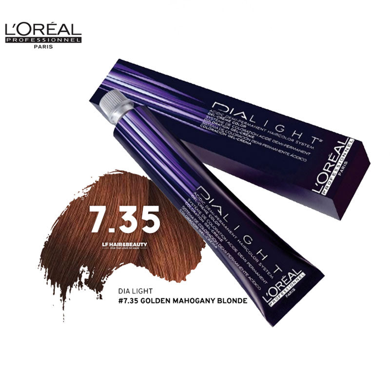 Loreal Dia Light Hair Colourant 7.35 Golden Mahogany Blonde 50ml