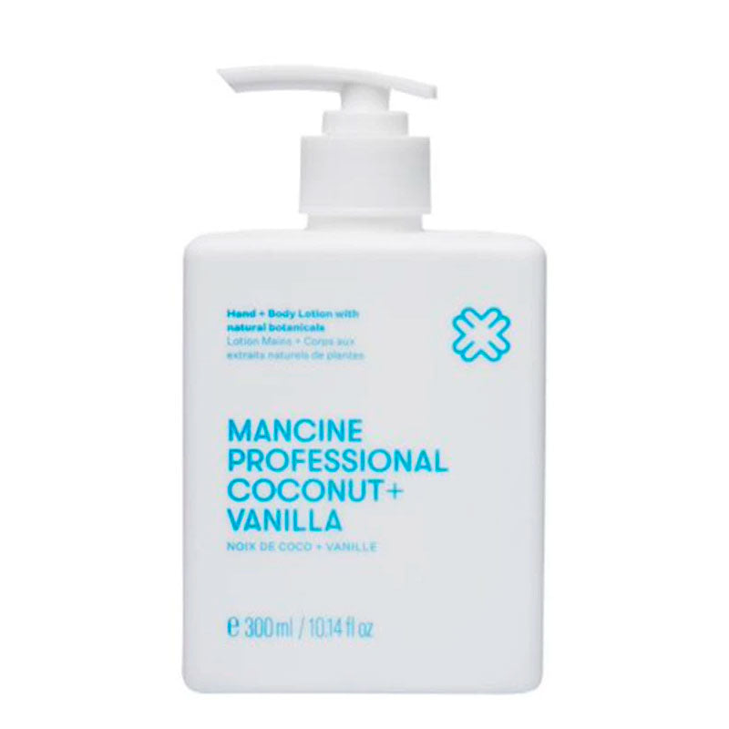 Mancine Hand & Body Lotions - Coconut & Vanilla 300ml