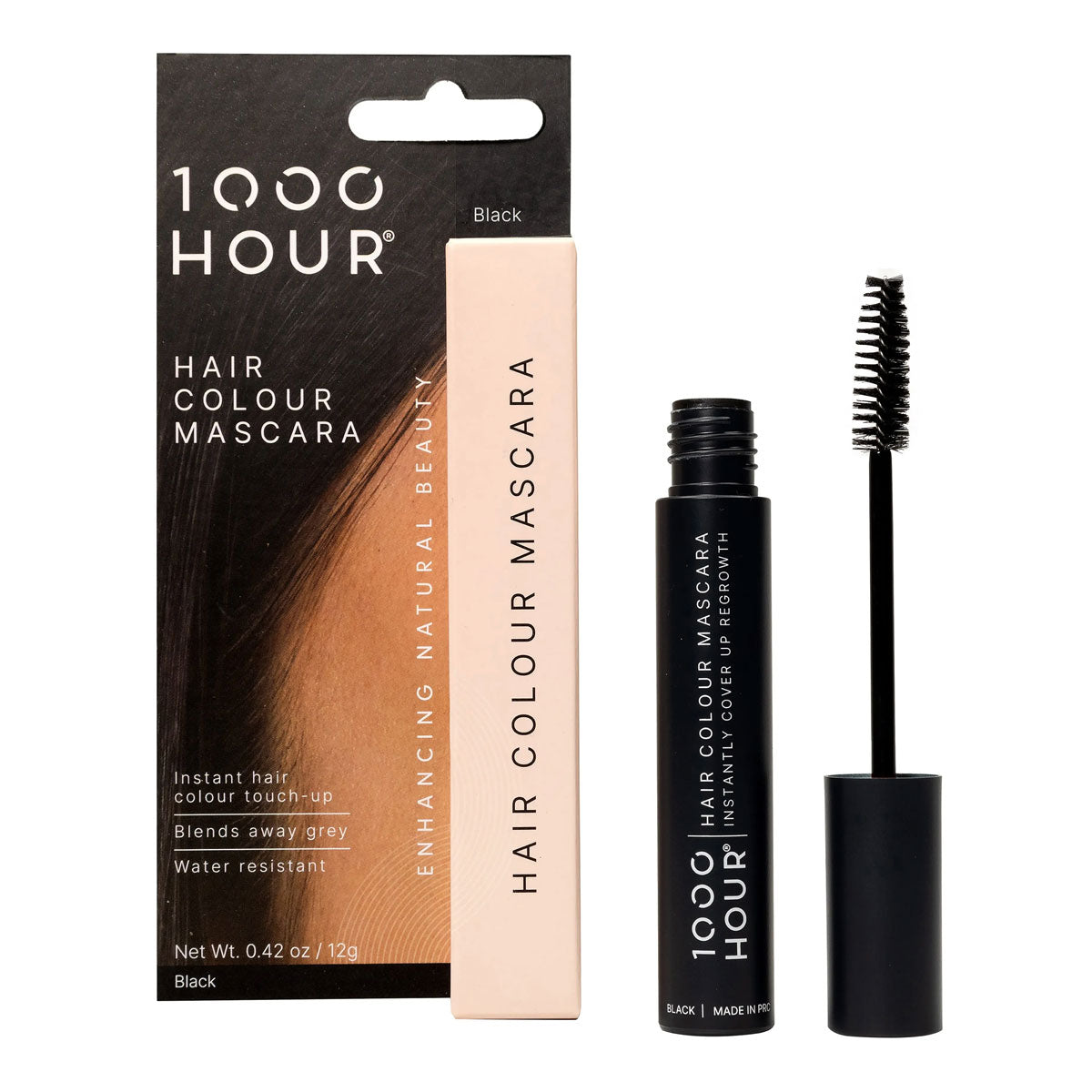 1000 Hour Hair Mascara Black 12G